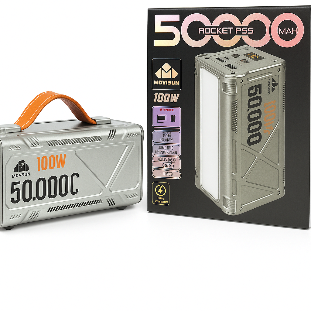 Power Bank Movisun Rocket 50.000 mAh super carga rapida