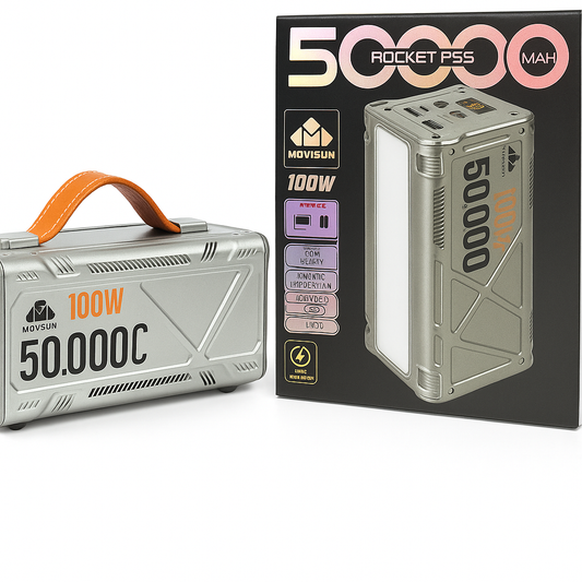 Power Bank Movisun Rocket 50.000 mAh super carga rapida