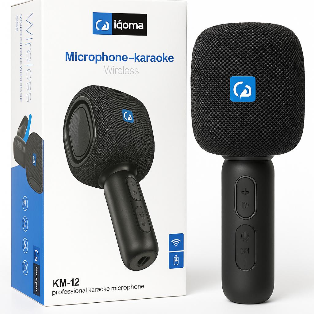 Micrófono Inalámbrico Microphone Karaoke Km12 Igoma