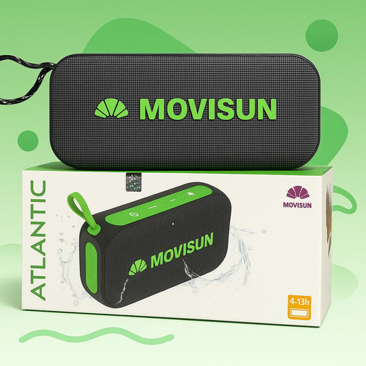 Parlante Movisun Atlantic 16w Sumergible Ipx7 Color Negro 110V